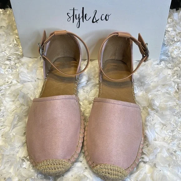 Style Co Pink Flats Size 7 - Picture 1 of 6